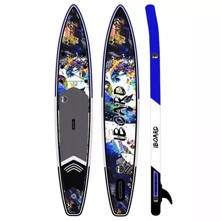 Сап-доска для виндсёрфинга iBoard Pro 12'6 Windsup Мулен Руж