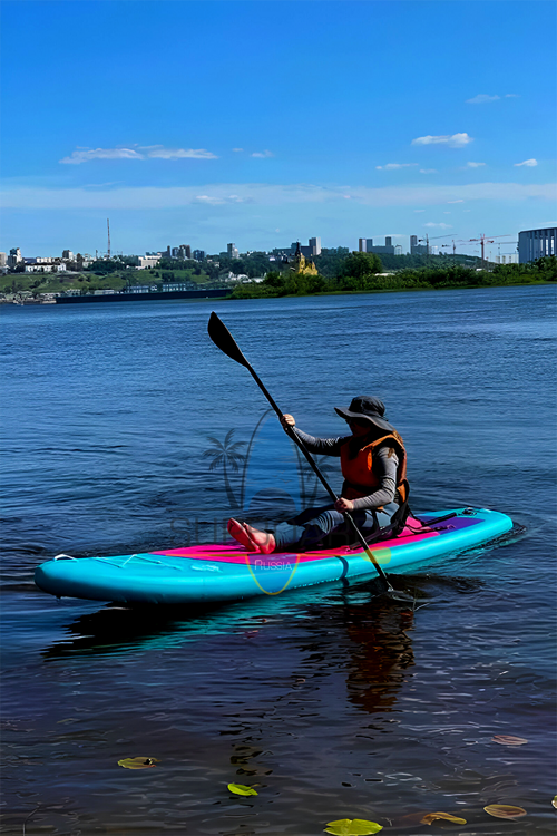 Надувной sup board Adventum 10'6 Teal-pink