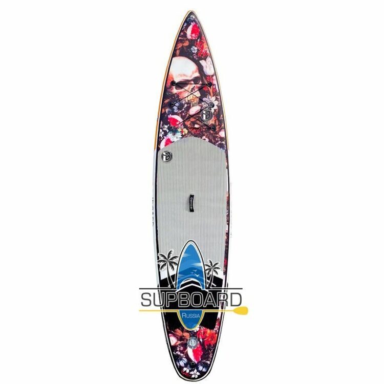 Сап-доска iBoard PRO 2023 Black Scull 12'6