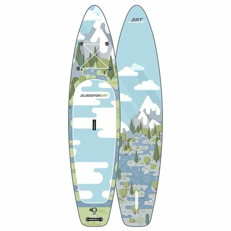 Надувной sup board Gladiator ART FOREST 12'6